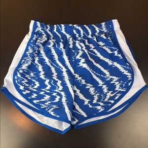 Nike Dri-fit womens Blue Floral running shorts